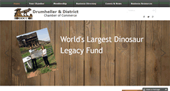 Desktop Screenshot of drumhellerchamber.com